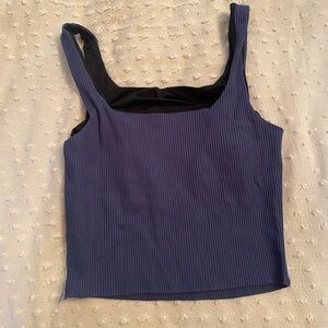 Carbon 38 ribbed workout tank